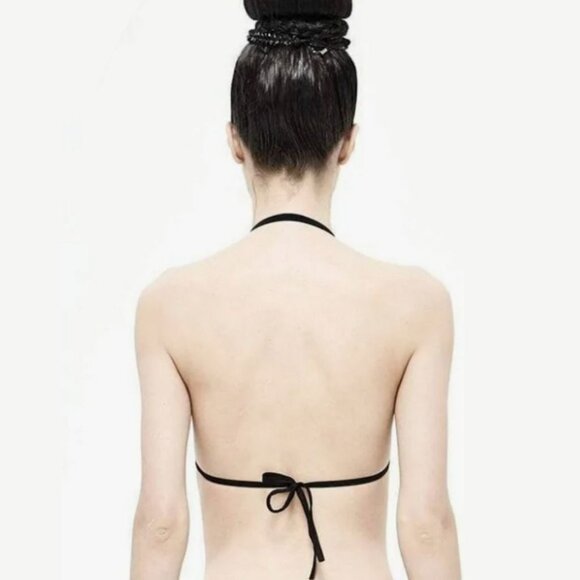 Crisscross Plaid Bikini Set XL-2XL – Ruffle Trim & Skull Charms by Devil’s Fashi - Picture 6 of 10